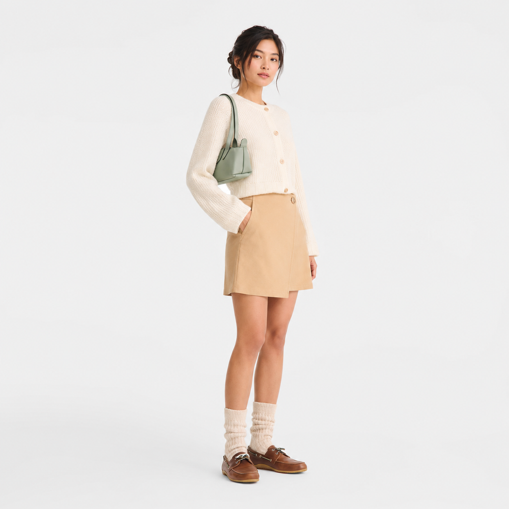 Longchamp Le Pliage Xtra M Shoulder Leather Bag