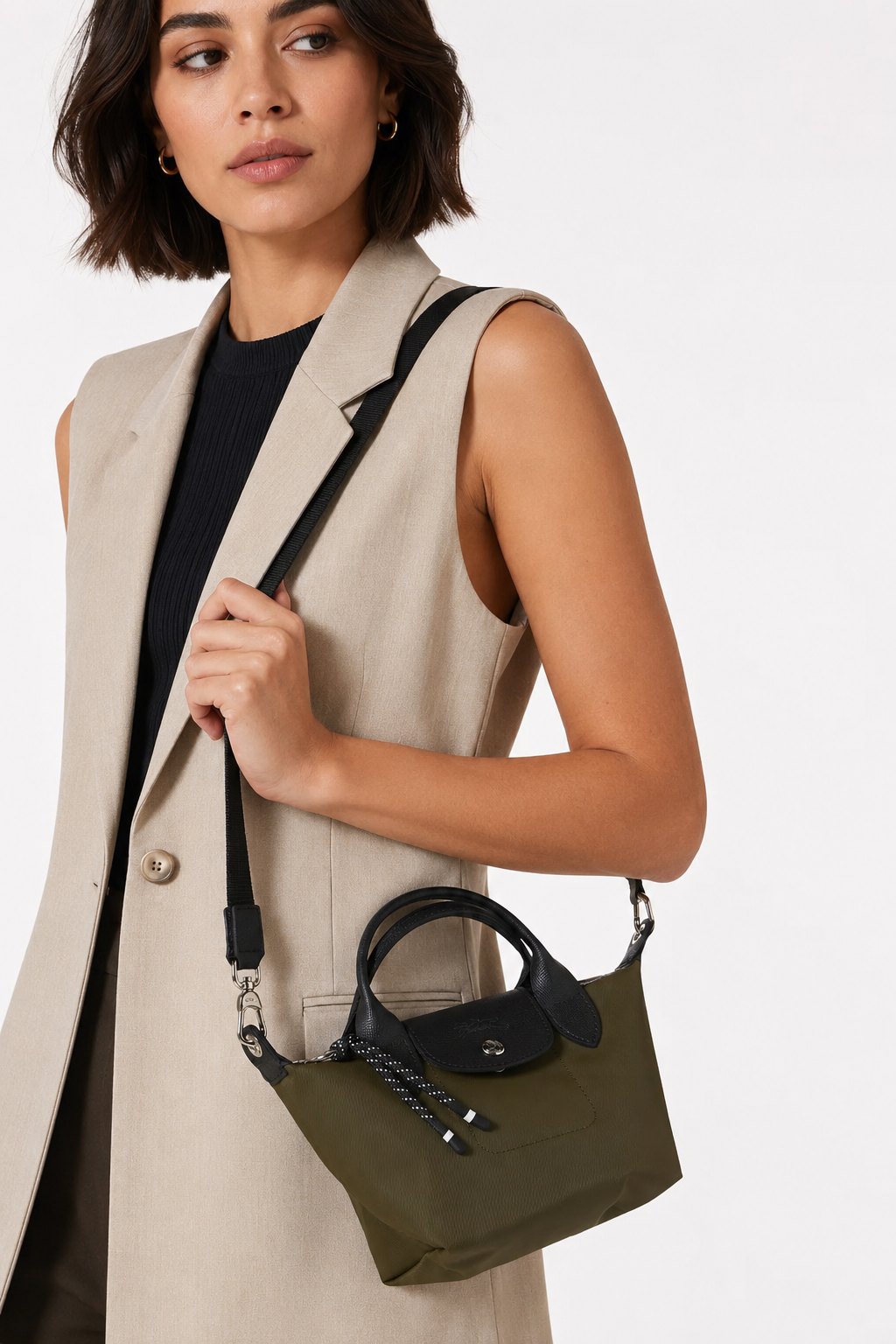 Longchamp Le Pliage Energy XS Handbag – Khaki