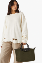 Longchamp Le Pliage Energy L Top Handle Bag – Khaki