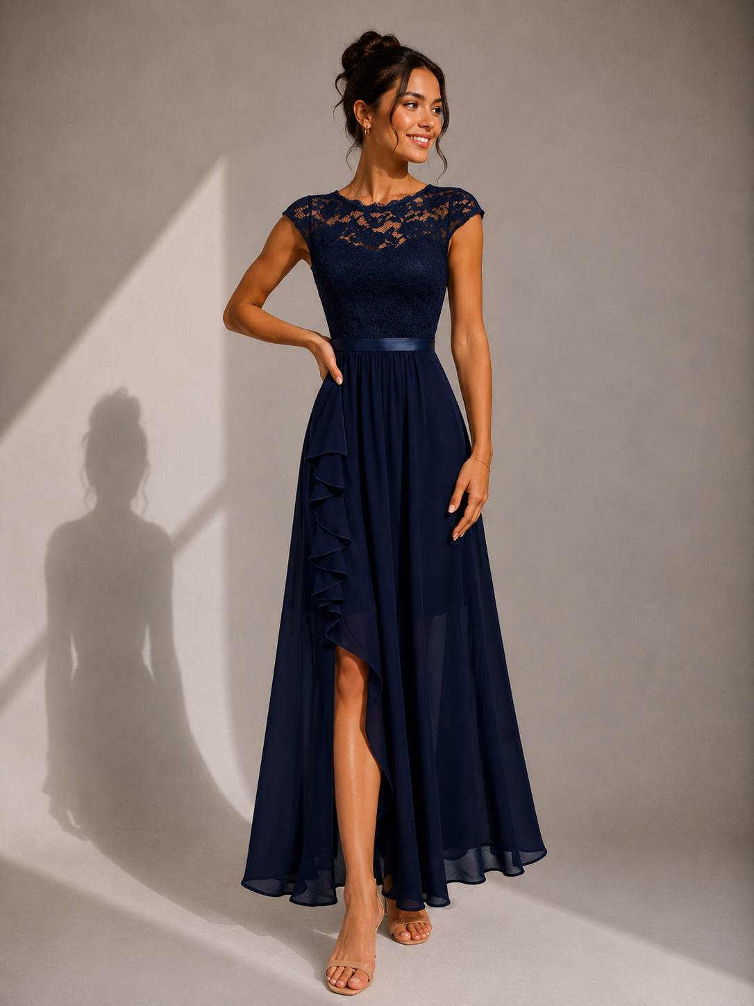 ELEGANTE MAXI-JURK VOOR DAMES
