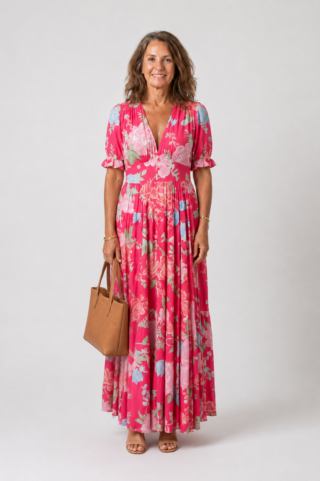CHIQUE MAXI-BLOEMENJURK VOOR DAMES