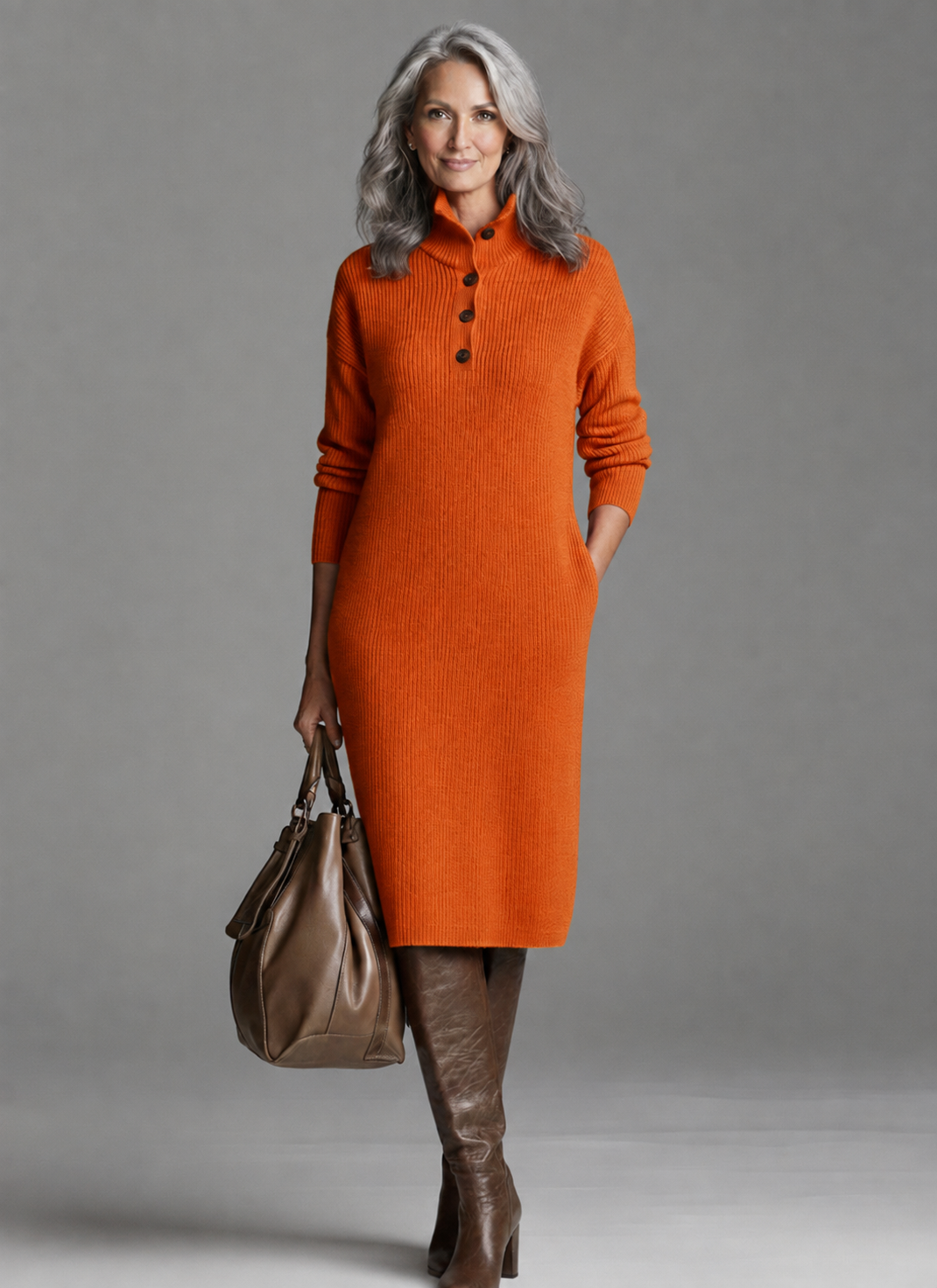 MIDILANGE RIBBELJURK VOOR DAMES
