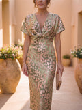ELEGANTE MIDI JURK VOOR VROUWEN