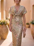 ELEGANTE MIDI JURK VOOR VROUWEN