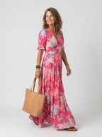 CHIQUE MAXI-BLOEMENJURK VOOR DAMES