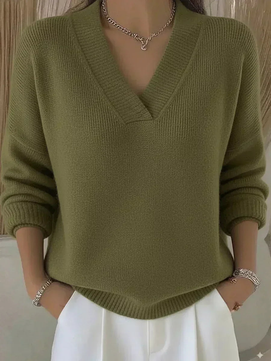 Vivelle | Relaxed V-hals Trui