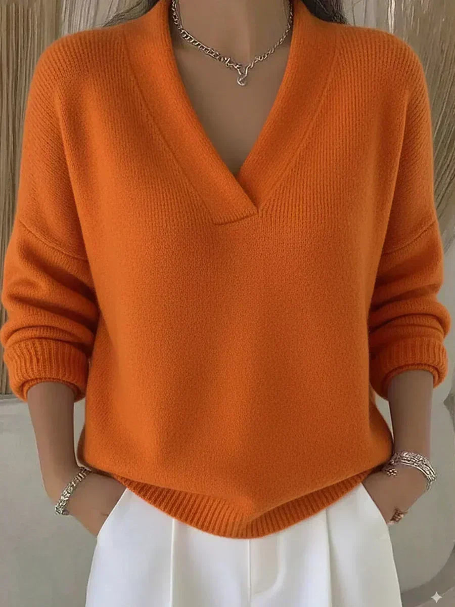 Vivelle | Relaxed V-hals Trui