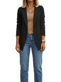 Elegante gedrapeerde blazer voor dames