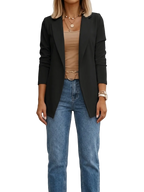 Elegante gedrapeerde blazer voor dames