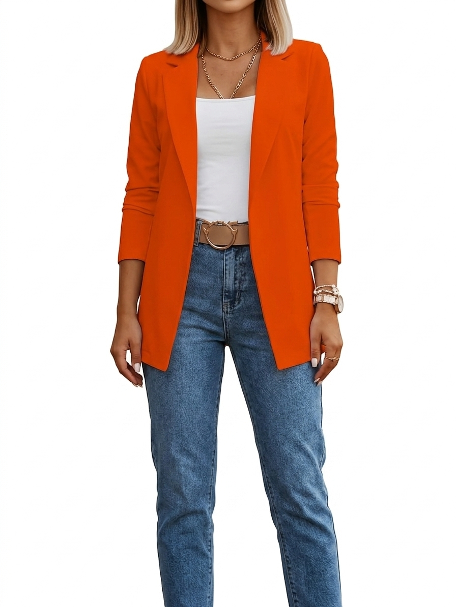Elegante gedrapeerde blazer voor dames