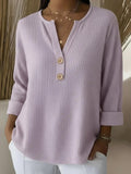Lucinda | Henley Knop Top