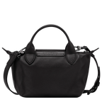 Longchamp Le Pliage Xtra XS Leather Bag – Black