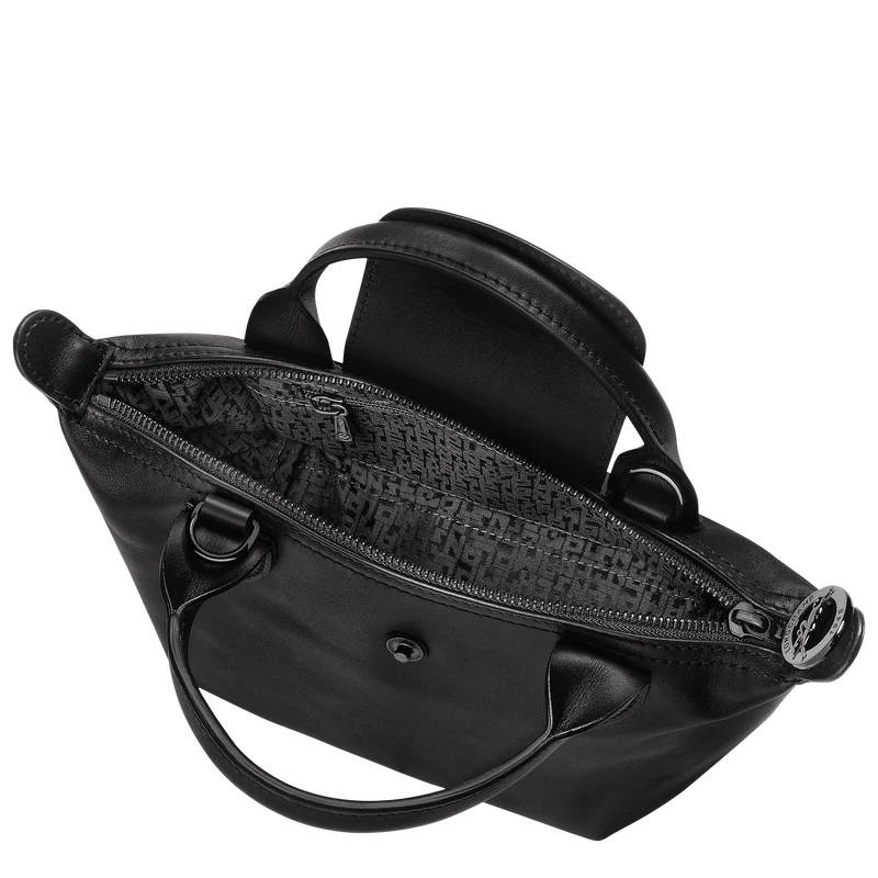Longchamp Le Pliage Xtra XS Leather Bag – Black