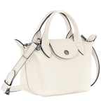 Longchamp Le Pliage Xtra XS Leather Bag – Ecru