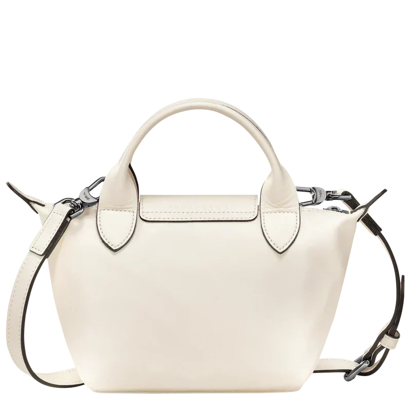 Longchamp Le Pliage Xtra XS Leather Bag – Ecru