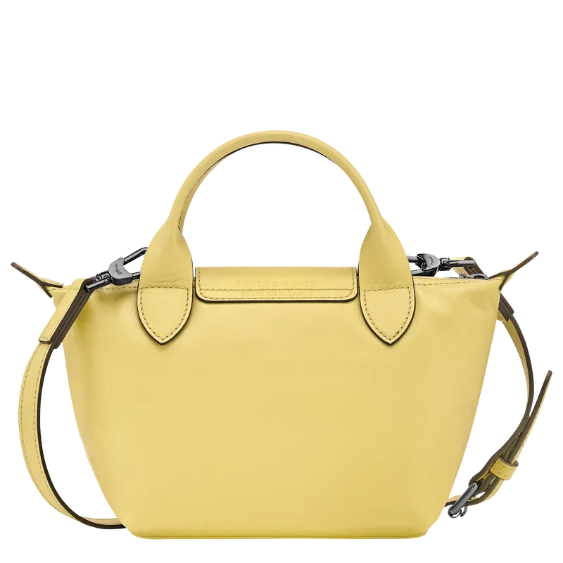 Longchamp Le Pliage Xtra XS Leather Bag – Lime