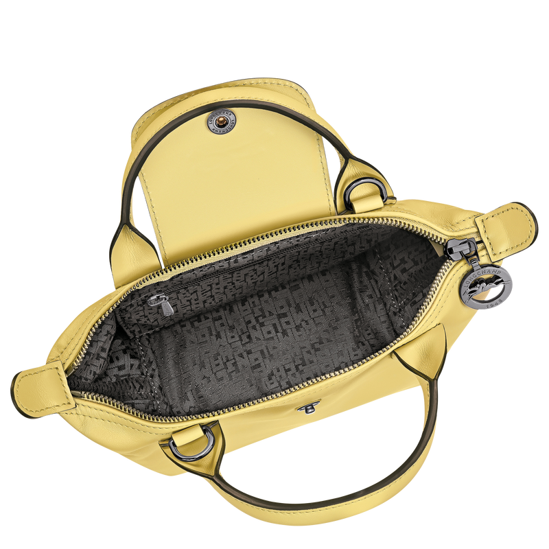 Longchamp Le Pliage Xtra XS Leather Bag – Lime