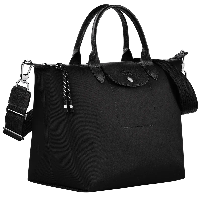 Longchamp Le Pliage Energy L Top Handle Bag – Black