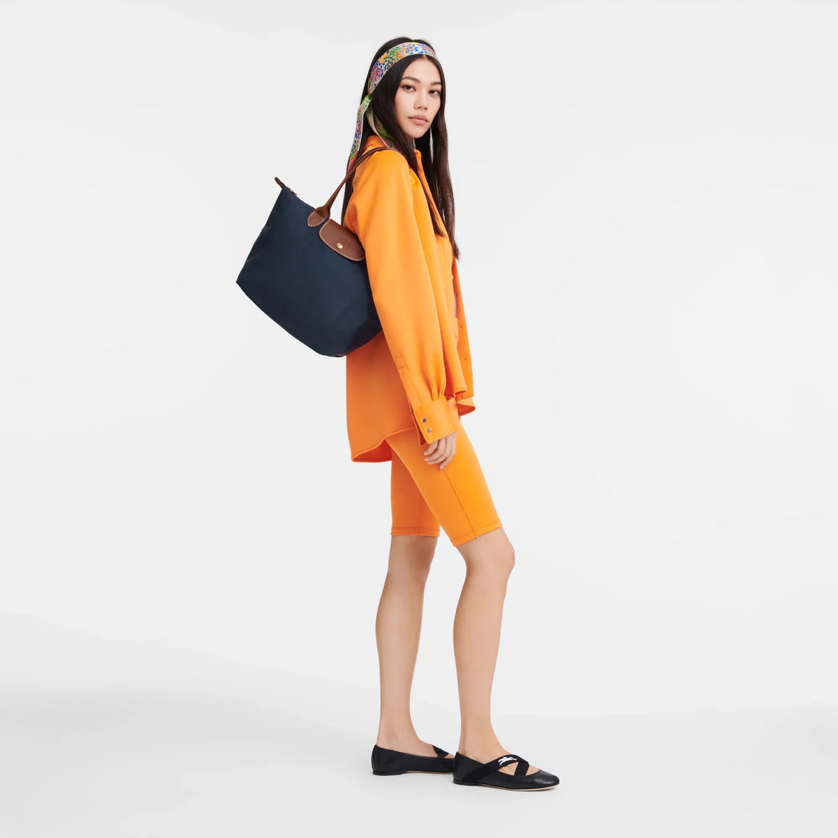 Longchamp Le Pliage Medium Tote – Navy