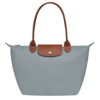 Longchamp Le Pliage Medium Tote – Steel