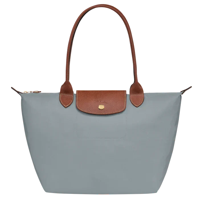 Longchamp Le Pliage Medium Tote – Steel