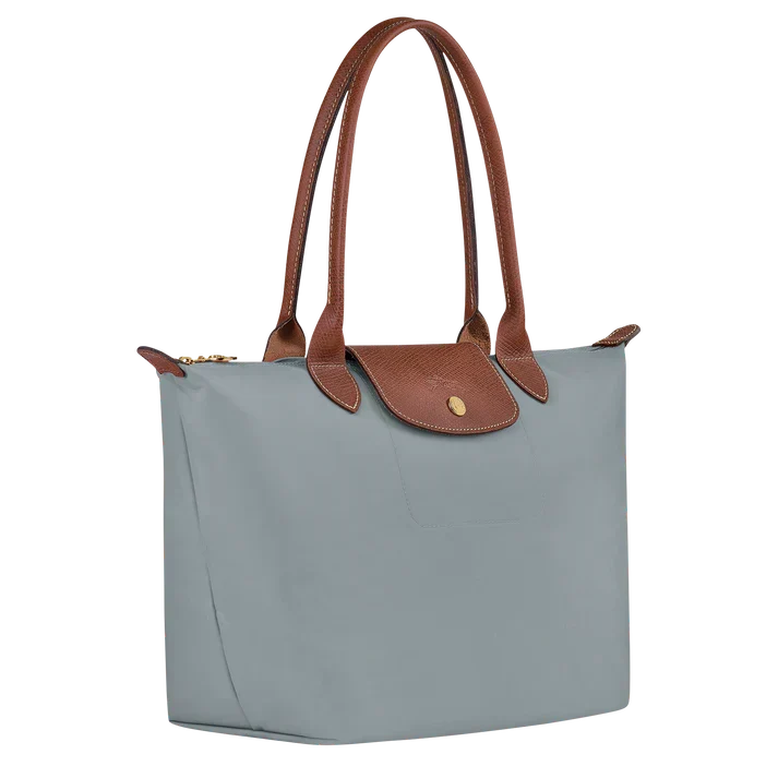 Longchamp Le Pliage Medium Tote – Steel
