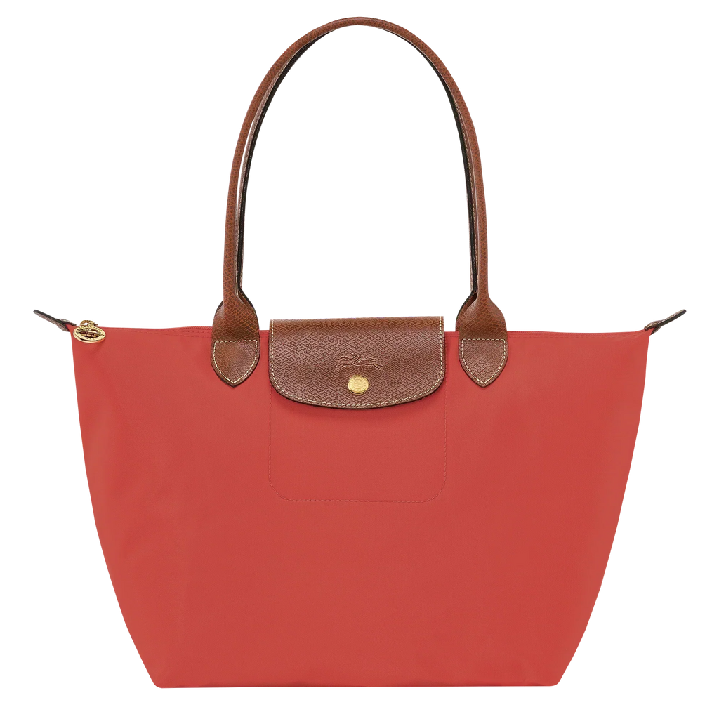 Longchamp Le Pliage Medium Tote – Tomato