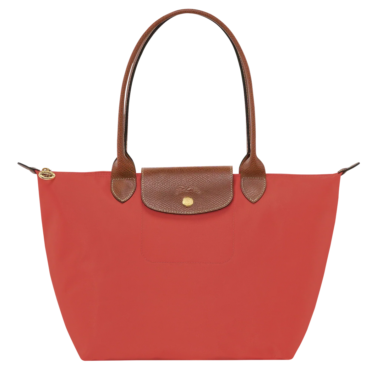 Longchamp Le Pliage Medium Tote – Tomato