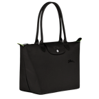 Longchamp Le Pliage Medium Tote – Black Recycled Canvas