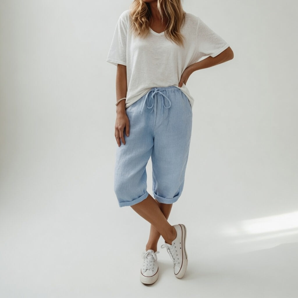 ZOMERBERMUDA KORT VOOR DAMES