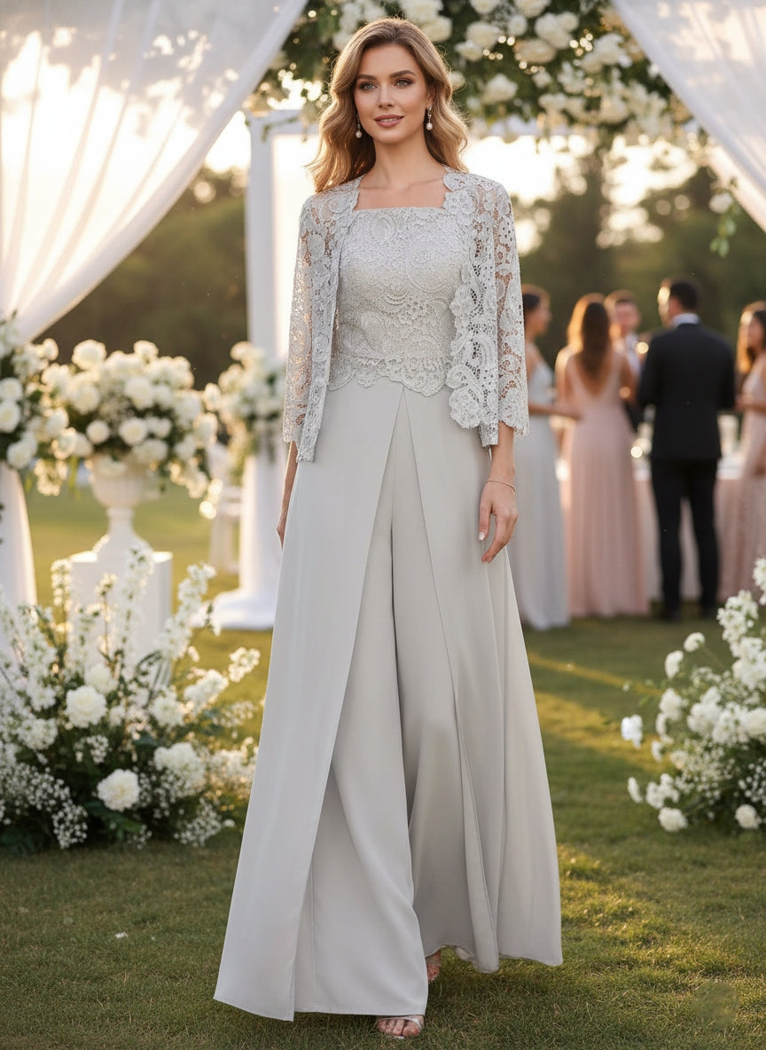 ELEGANTE CHIFFON BROEKENSET VOOR DAMES