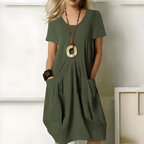 CHIQUE ELEGANT MIDI JURK VOOR VROUWEN