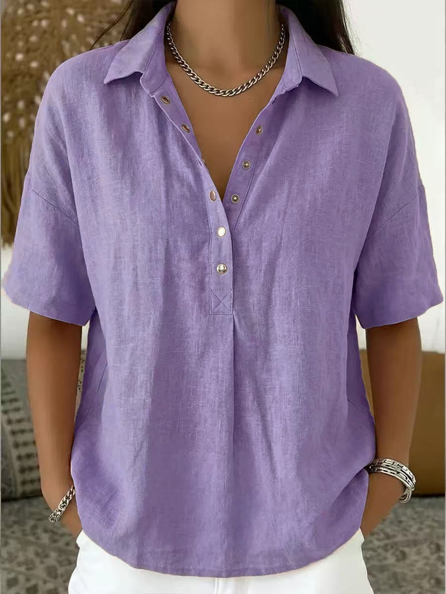 Chique blouse met kraag voor dames