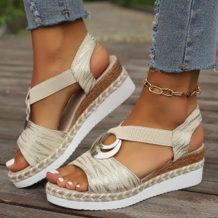 STIJLVOLLE WEDGESANDALEN VOOR DAMES