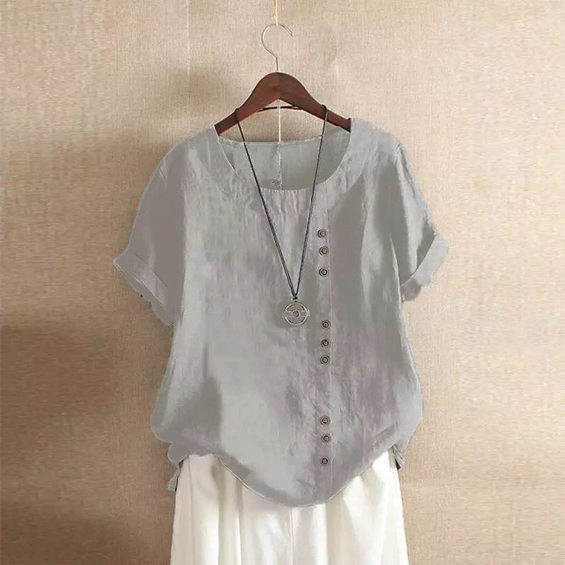 Katoenen blouse voor dames