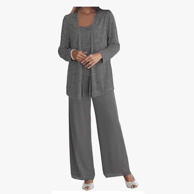 CHIFFON BROEKENSET VOOR DAMES