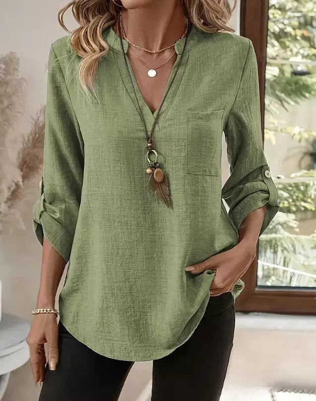 Chique alledaagse blouse met boothals voor dames