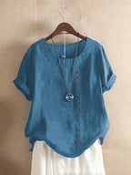 Katoenen blouse voor dames