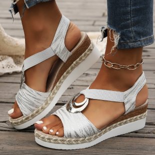 STIJLVOLLE WEDGESANDALEN VOOR DAMES