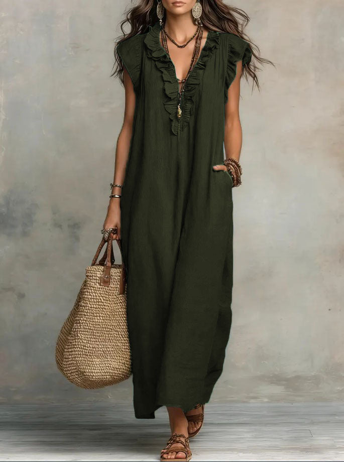 CHIQUE EN VLOEIENDE BOHEMIAN JURK VOOR DAMES