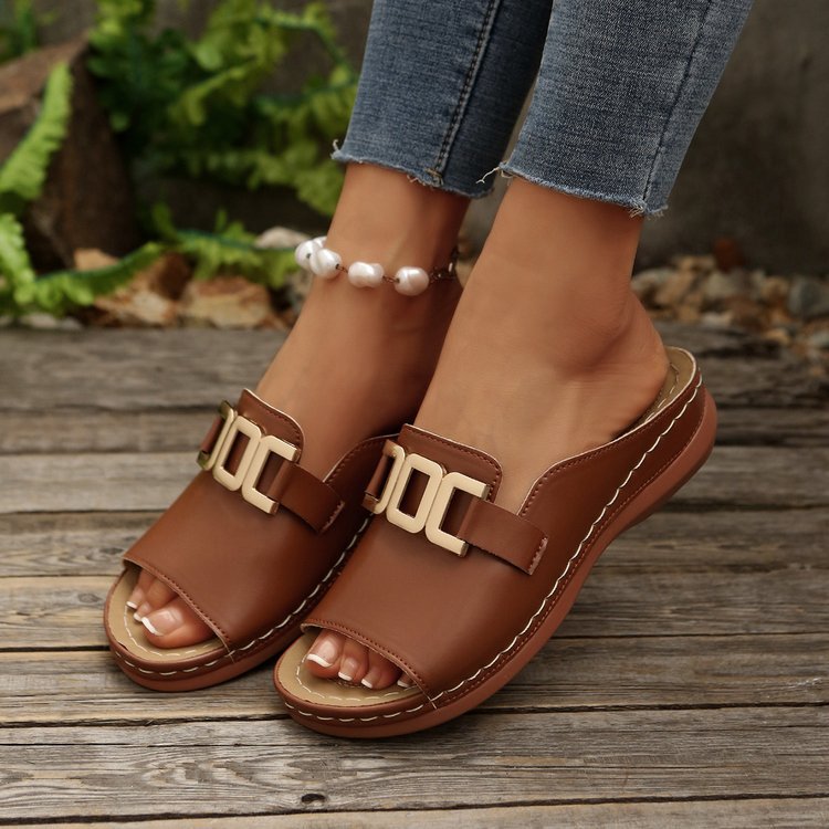 SANDALEN MET GESP VOOR DAMES