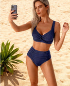 BIKINI-SET MET HOGE TAILLE VOOR VROUWEN