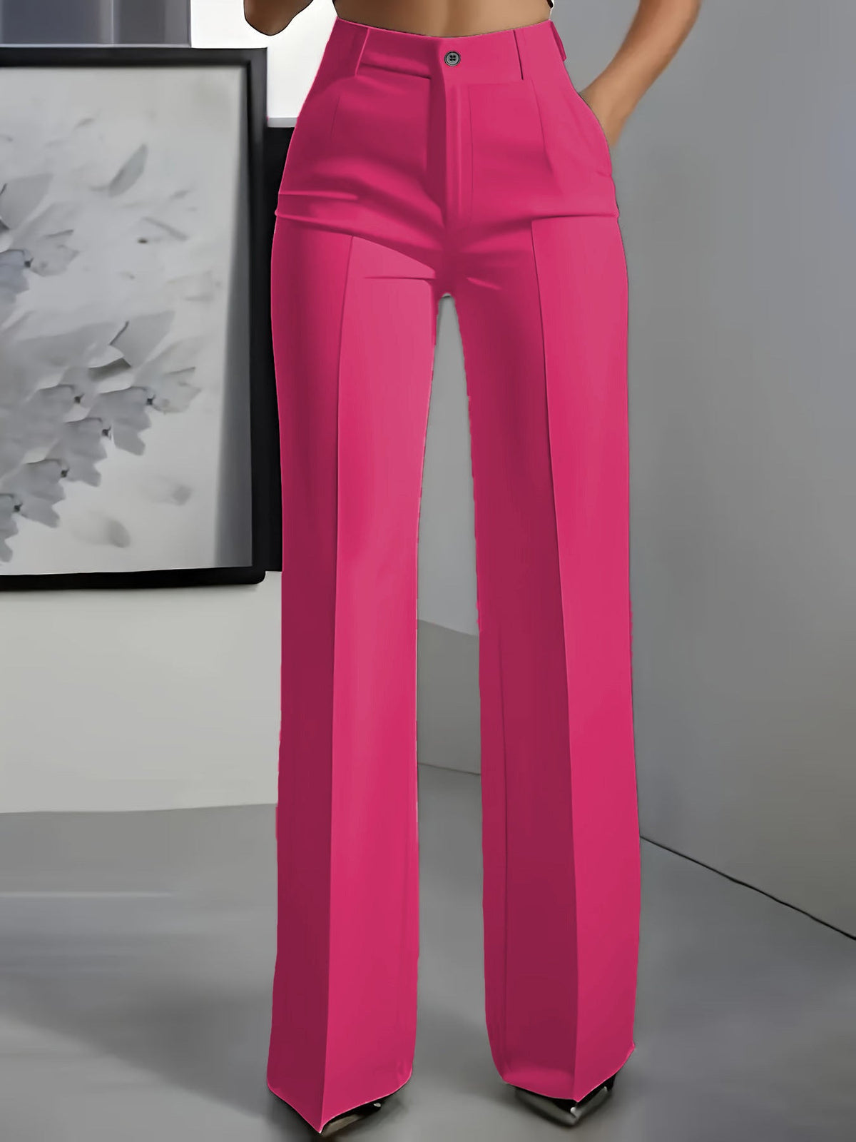 CHIQUE BROEKEN MET HOGE TAILLE VOOR DAMES