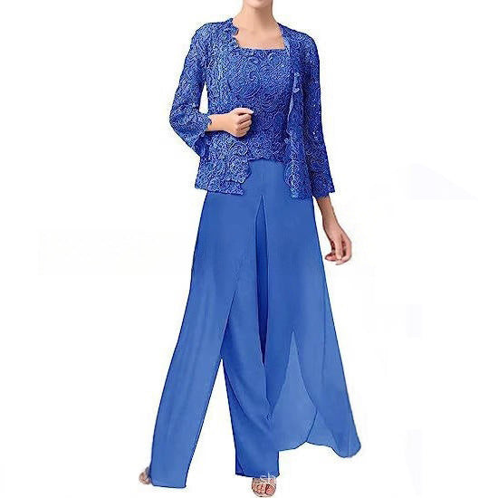 ELEGANTE CHIFFON BROEKENSET VOOR DAMES