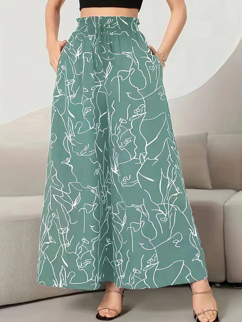 ELEGANTE BROEKEN MET HOGE TAILLE VOOR DAMES