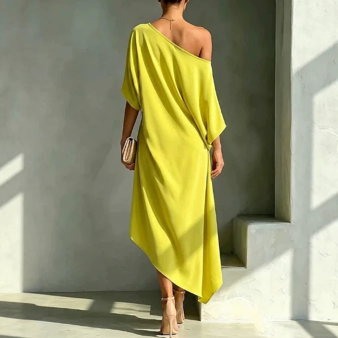 ASYMMETRISCHE CHIQUE JURK VOOR DAMES