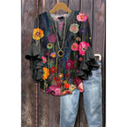 BLOUSE MET RUFFLES VOOR DAMES
