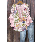 BLOUSE MET RUFFLES VOOR DAMES