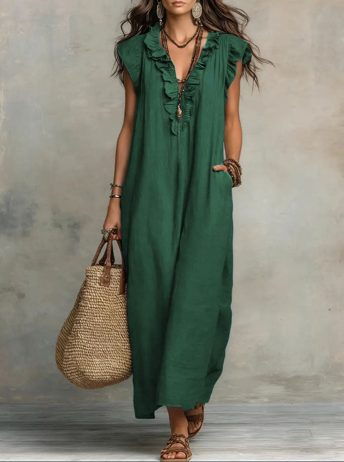 CHIQUE EN VLOEIENDE BOHEMIAN JURK VOOR DAMES