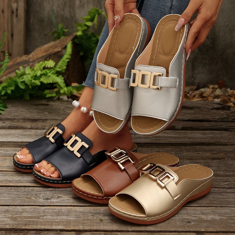 SANDALEN MET GESP VOOR DAMES